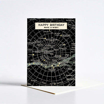 Cavallini&Co. ビンテージポストカード  Star Happy Birthday
