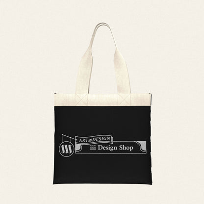 iii Original Logo Tote Bag - Black x Silver