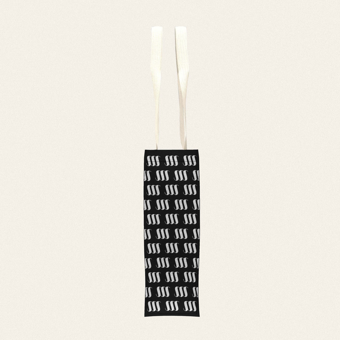 iii Original Logo Tote Bag - Black x Silver