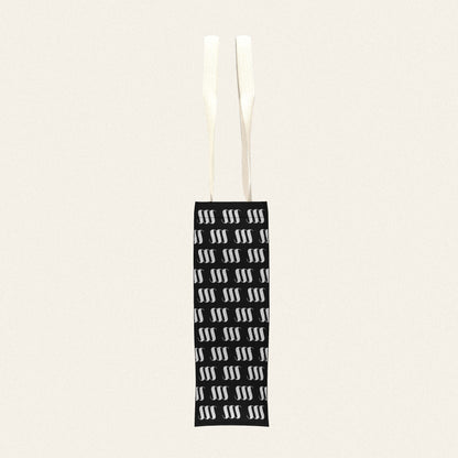 iii Original Logo Tote Bag - Black x Silver