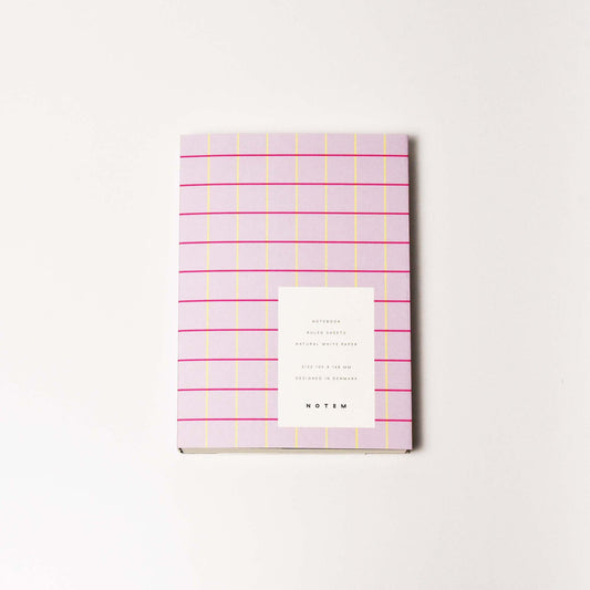 NOTEM UMA フラットノート Small - Lavender Check