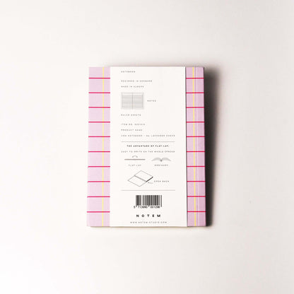 NOTEM UMA フラットノート Small - Lavender Check