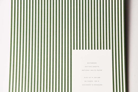 NOTEM VITA ノート Medium - Green Lines