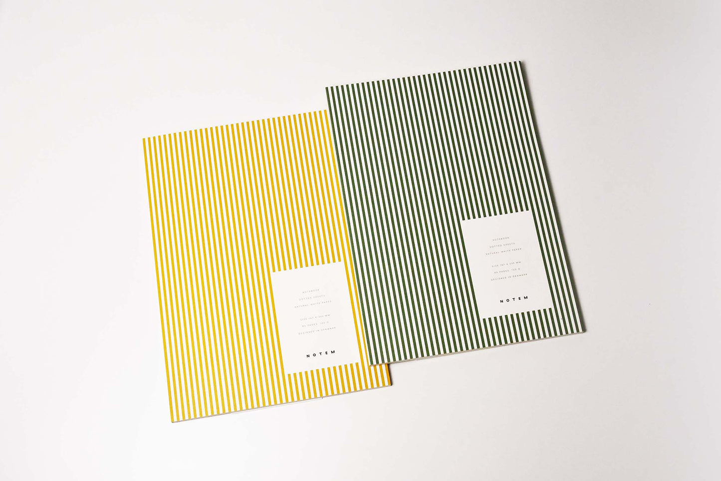 NOTEM VITA ノート Medium - Green Lines