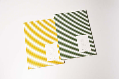 NOTEM VITA ノート Medium - Green Lines