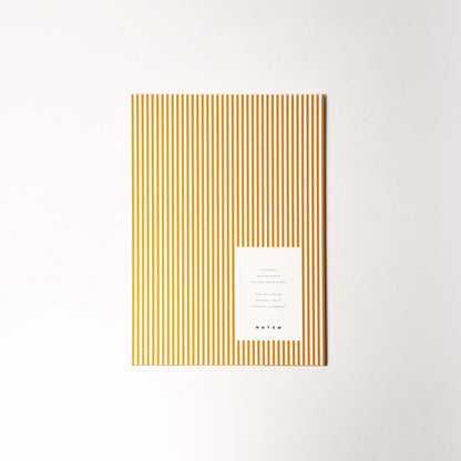 NOTEM VITA ノート Medium - Yellow Lines