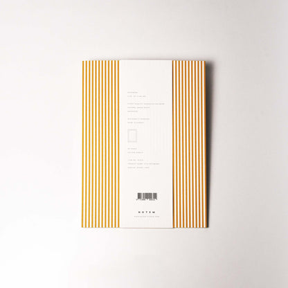 NOTEM VITA ノート Medium - Yellow Lines