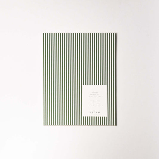 NOTEM VITA ノート Medium - Green Lines